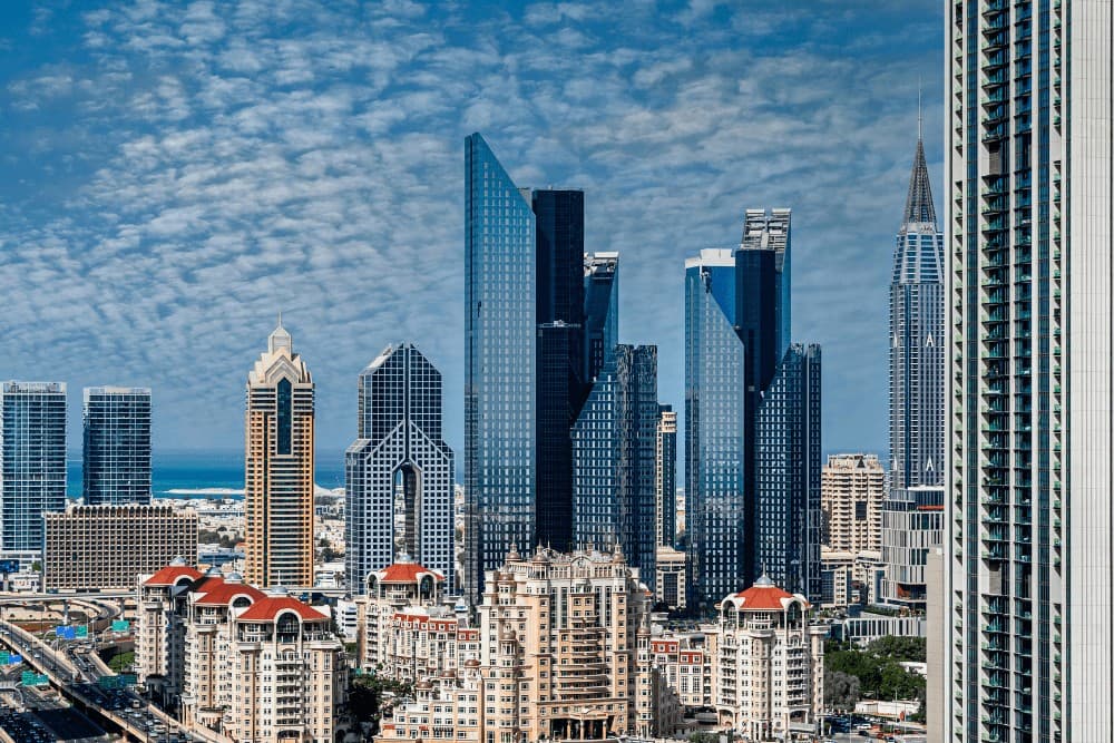 High-rise residential towers near Al Nahda, Dubai